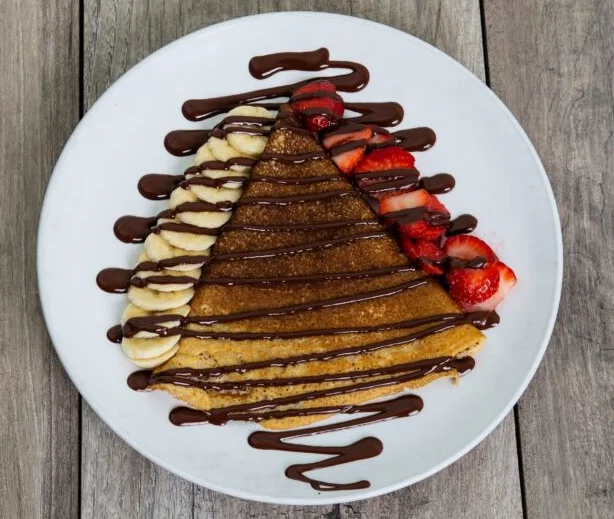 Vegan Belgium & Fruits Crepes
